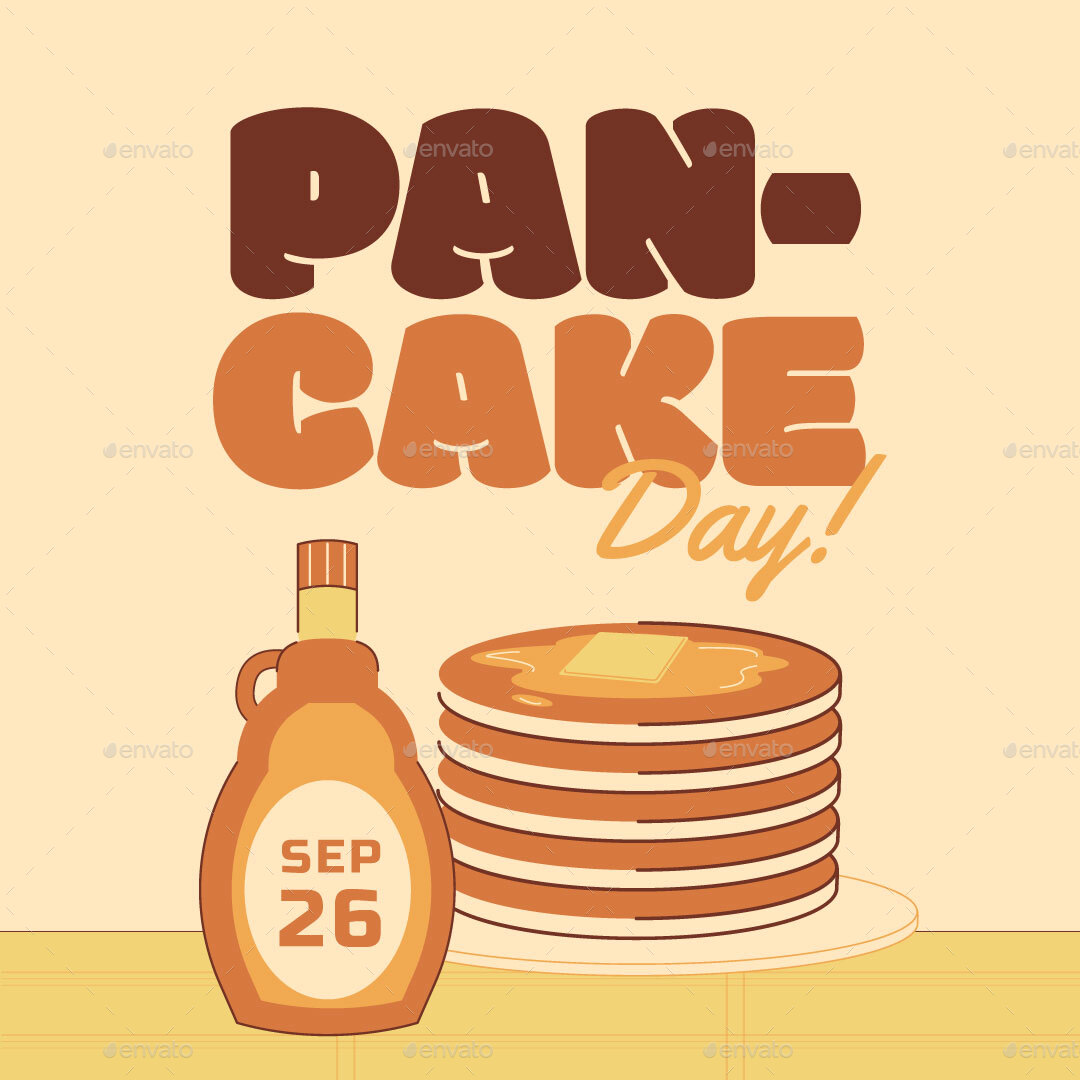 National Pancake Day, Print Templates GraphicRiver